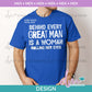 M -  Behind Every Great Man | Design