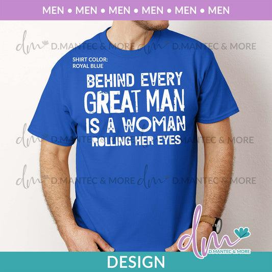 M -  Behind Every Great Man | Design
