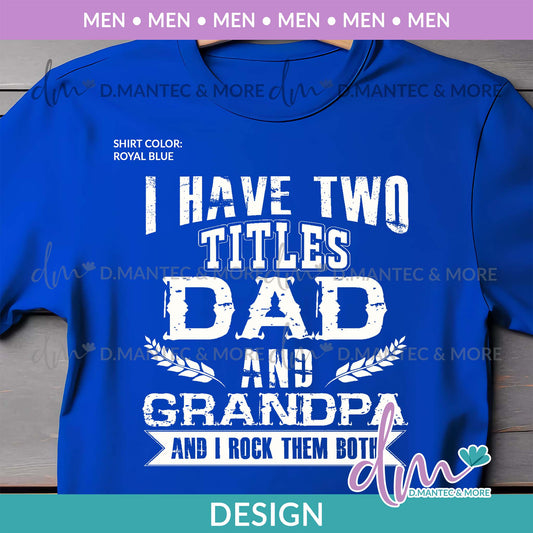 M - Dad and Grandpa | Design