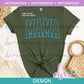 MH - Mama Outline-Aqua | Design