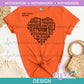 MH - Mother Word Art Heart | Design