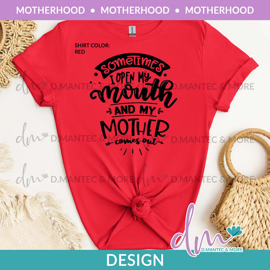 MH - My Mother Comes Out | Design