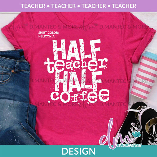 P - Half Teacher, Half Coffee | Design