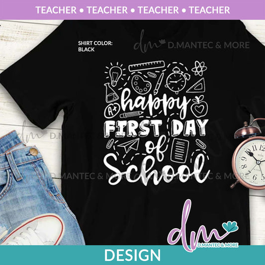 P - Happy First Day of School | Design