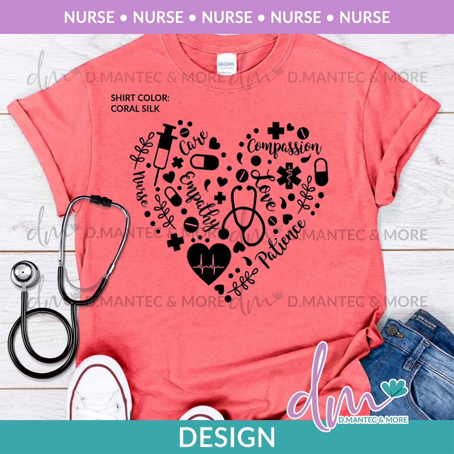 P - Nurse Heart | Design