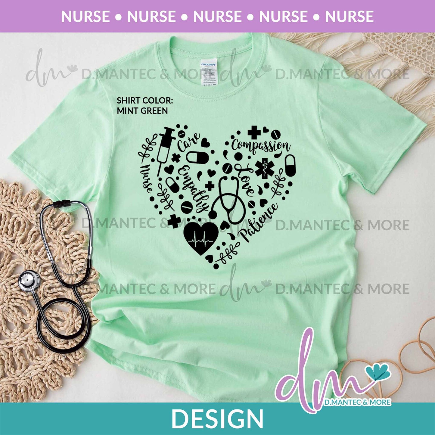 P - Nurse Heart | Design