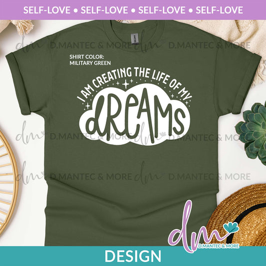 SL - I Am Creating/ My Dreams-White | Design
