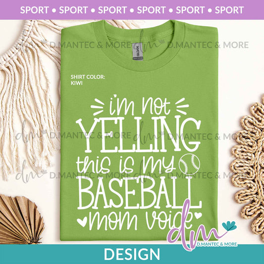 S - My Baseball Mom Voice | Design