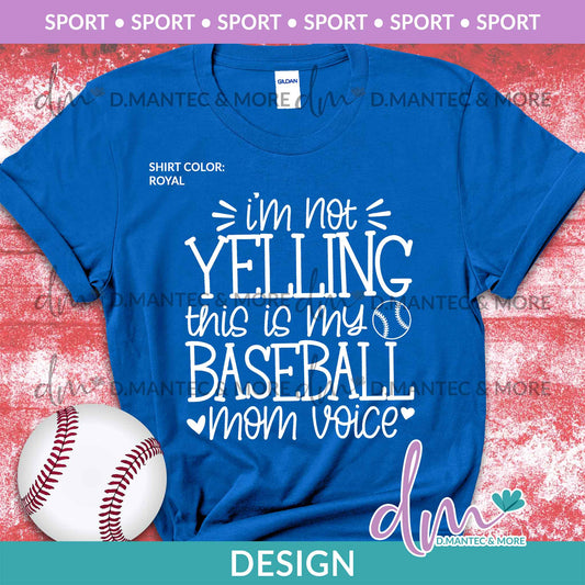 S - My Baseball Mom Voice | Design