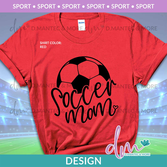S - Soccer Mom Heart | Design