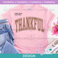T - Oversized Thankful - Brown | Design