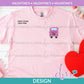 V - Valentine's Car - Pocket Size Full Color | Design