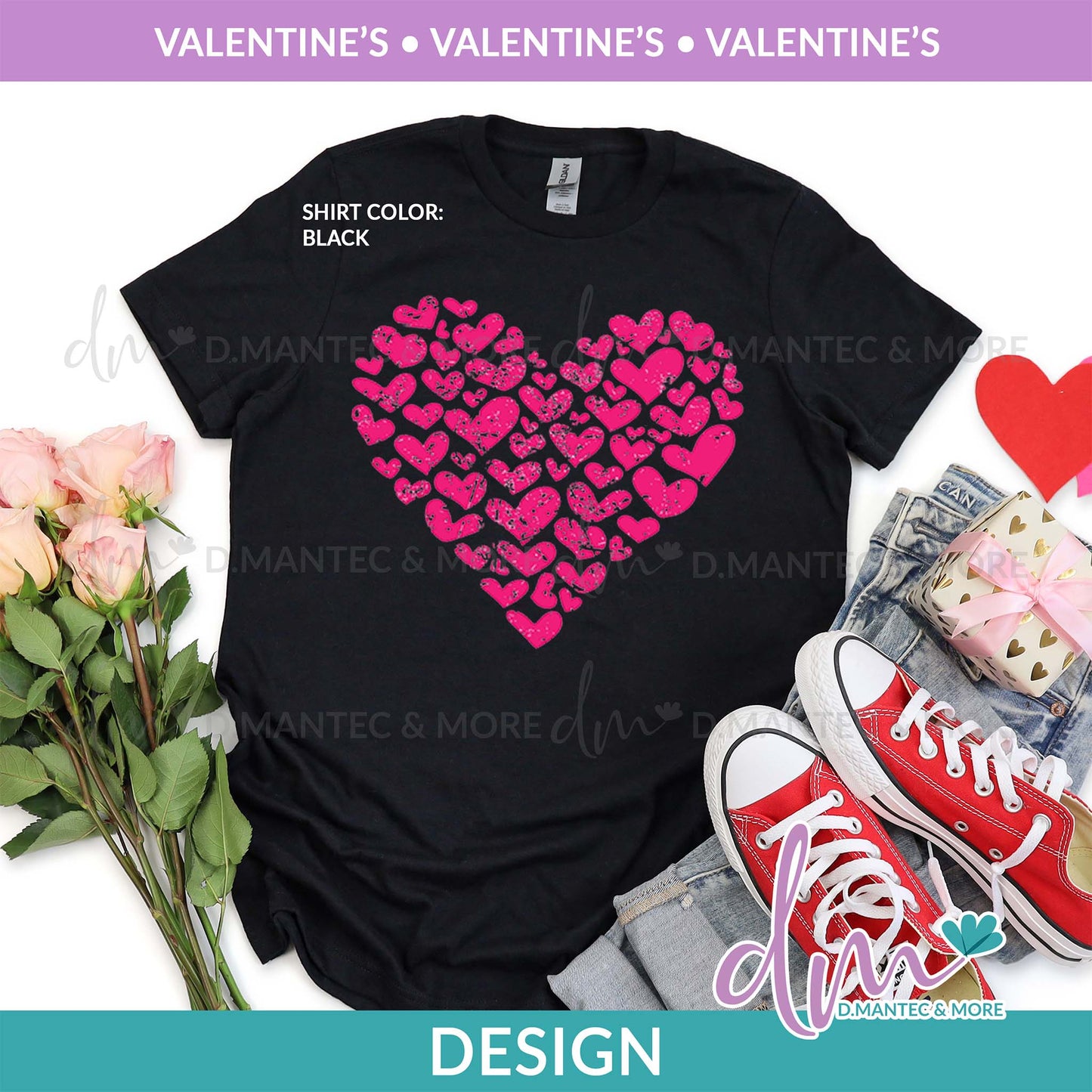 V - Vday Heart - Pink | Design