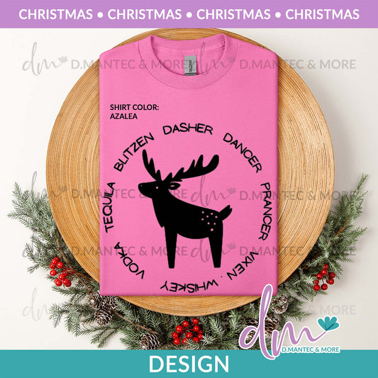 X - Boozy Reindeer | Design