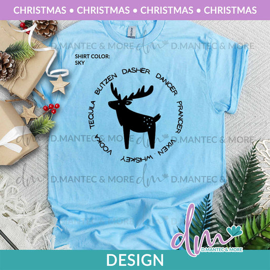 X - Boozy Reindeer | Design