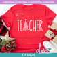 X - Christmas Teacher | Design