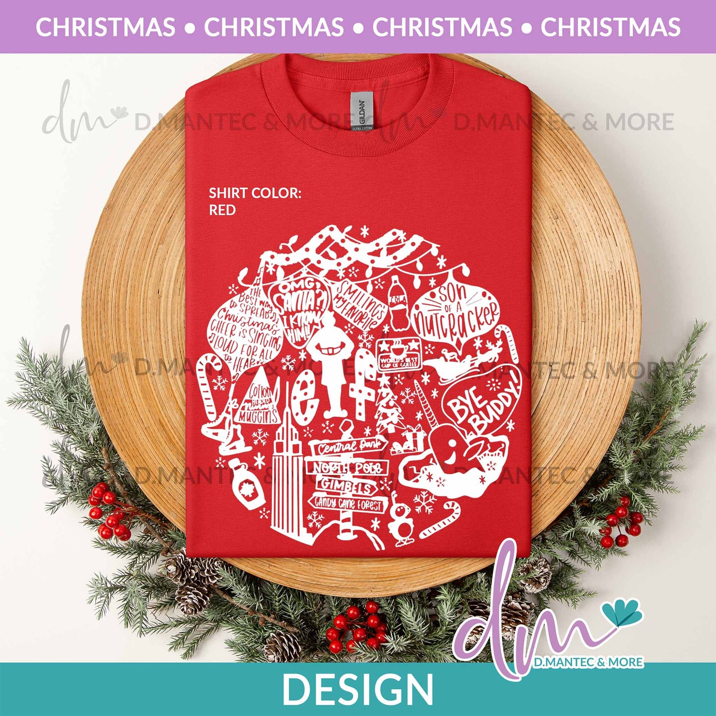 X - Hey Buddy Elf | Design