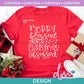 X - Merry Blessed and Christmas Obsessed | Design