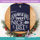 X - Santa's Nice-ish List - White | Design