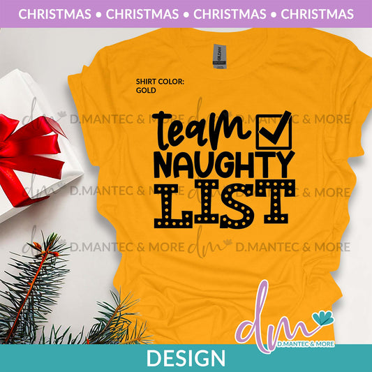 X - Team Naughty List | Design