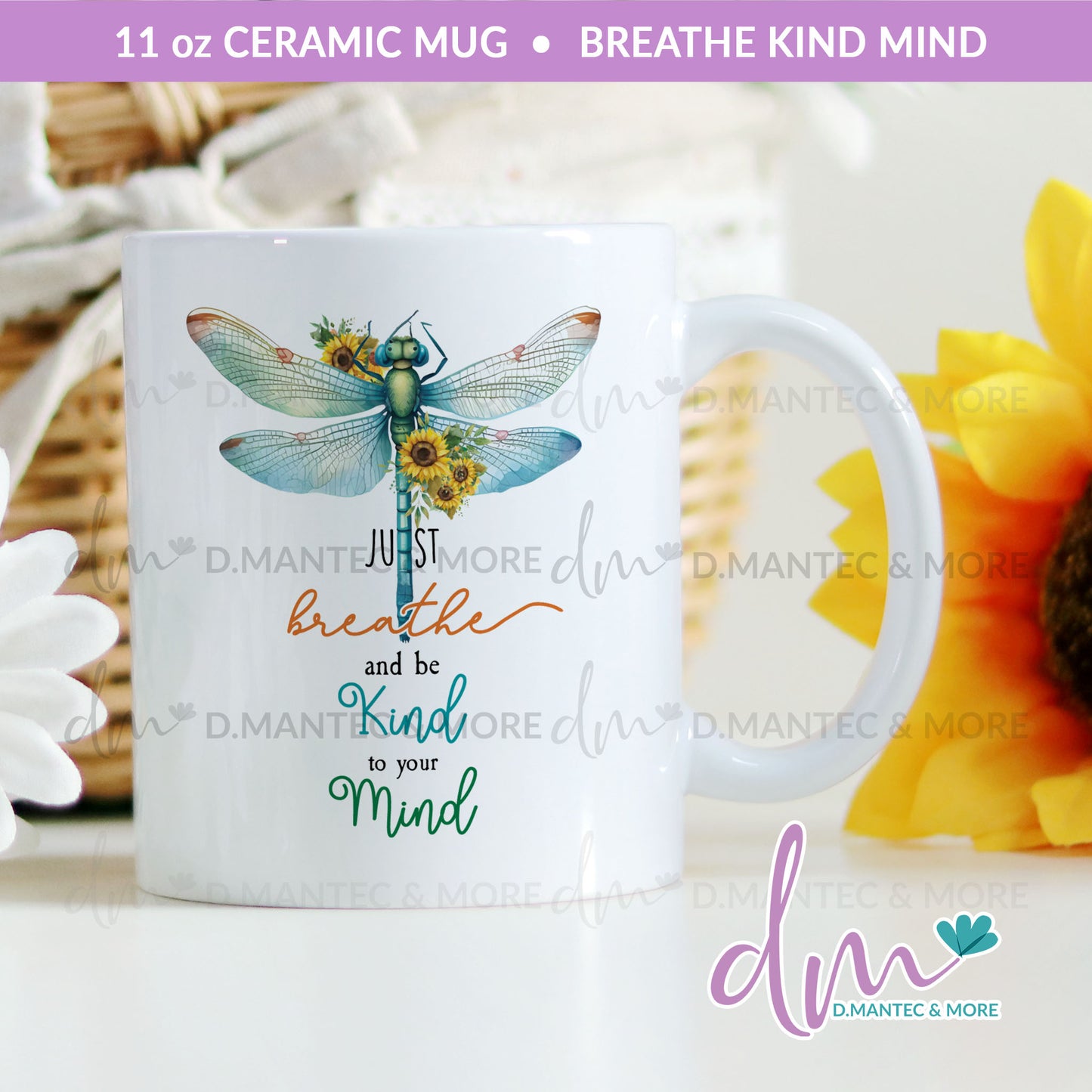 M11 - Breathe Kind Mind | Ceramic Mug