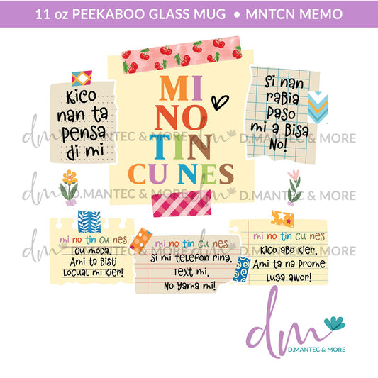 MNTCN MEMO | Clear Mug