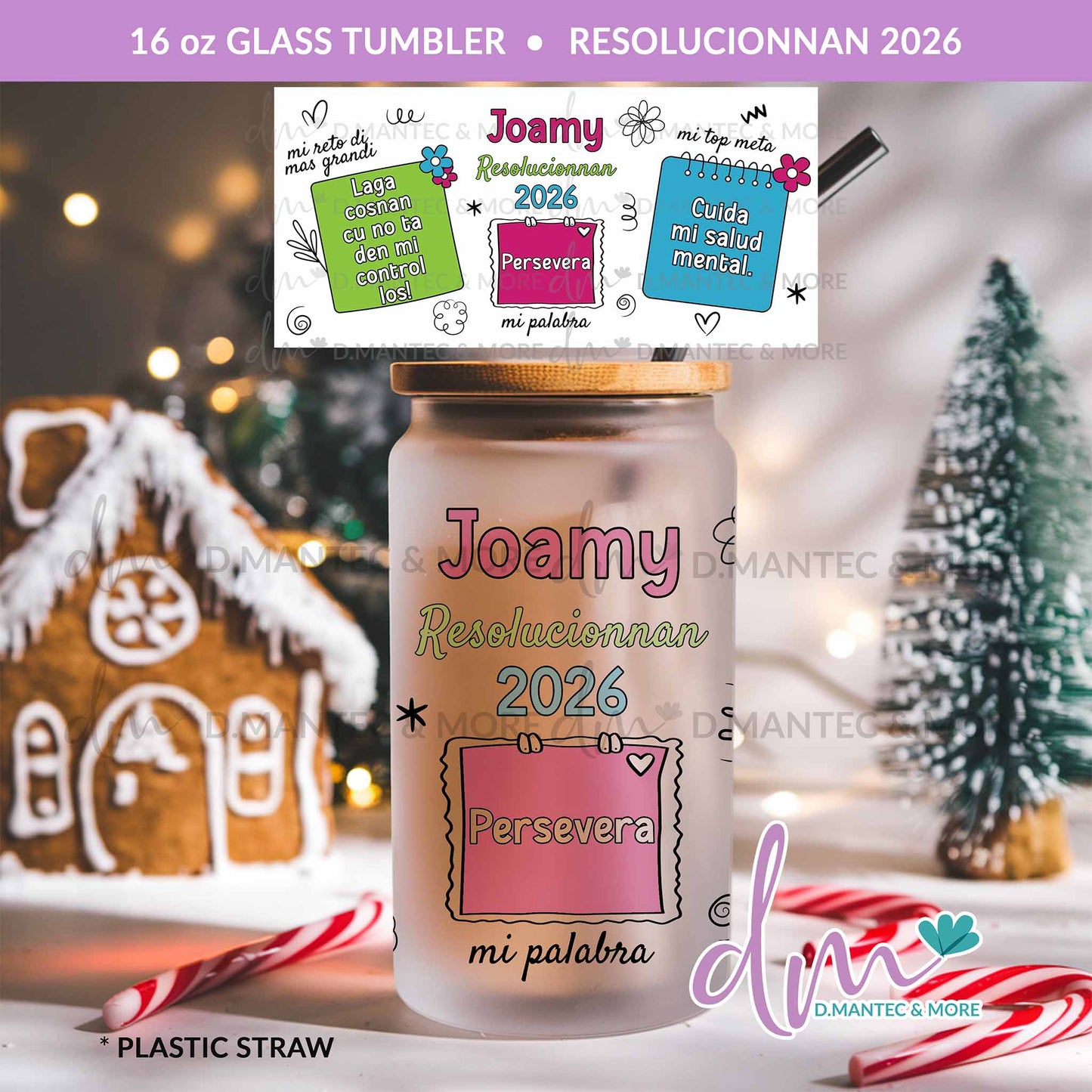 T16 - Resolucionnan 2026 | Glass Can Tumbler