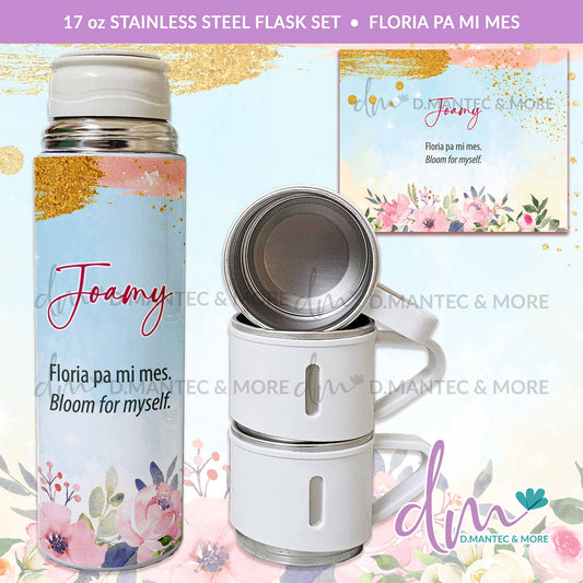 T17 - Floria Pa Mi Mes | Flask Set Tumbler