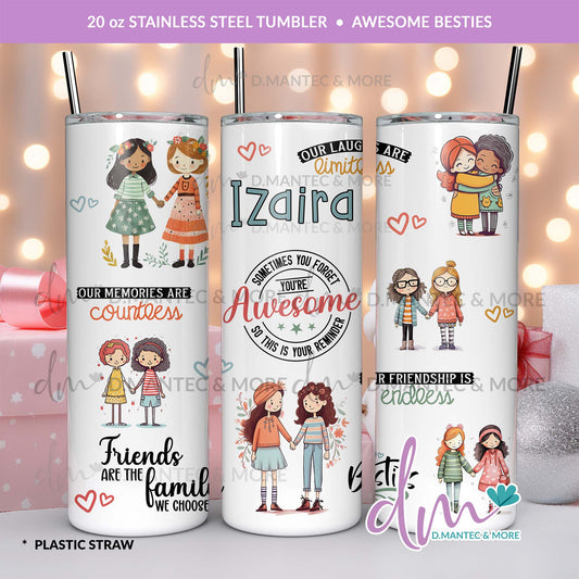 T20 - Awesome Besties | Stainless Steel Tumbler