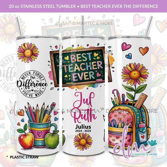 Best Teacher Ever The Difference | Bundle Gift Set