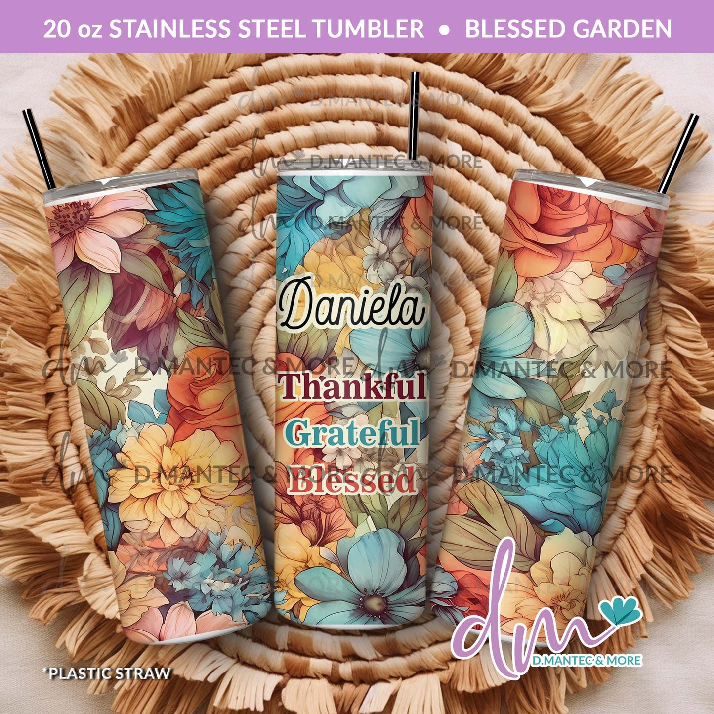 T20 - Blessed Garden | Stainless Steel Tumbler