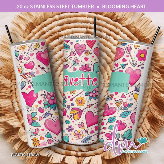 T20 - Blooming Heart | Stainless Steel Tumbler