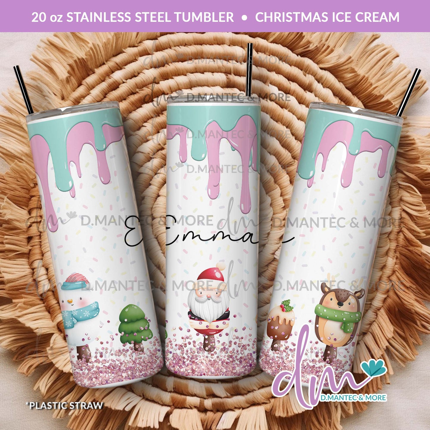 T20 - Christmas Ice Cream | Stainless Steel Tumbler