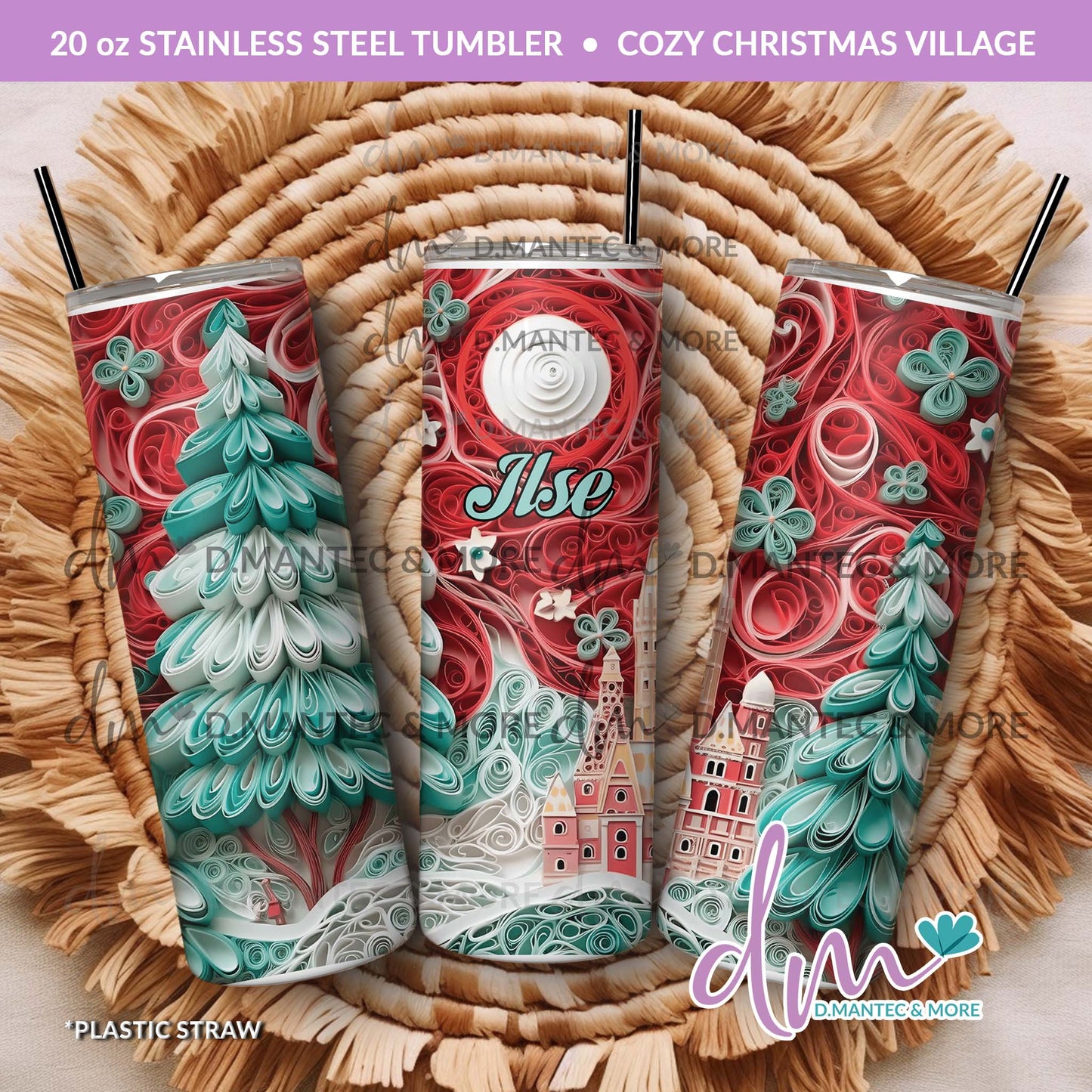 T20 - Cozy Christmas Village | Stainless Steel Tumbler