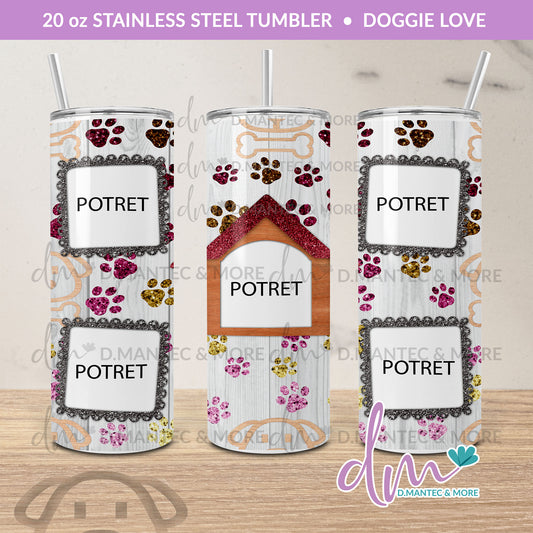 T20 - Doggie Love | Stainless Steel Tumbler