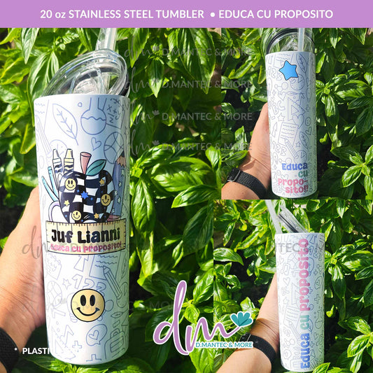 T20 - Educa cu Proposito | Stainless Steel Tumbler