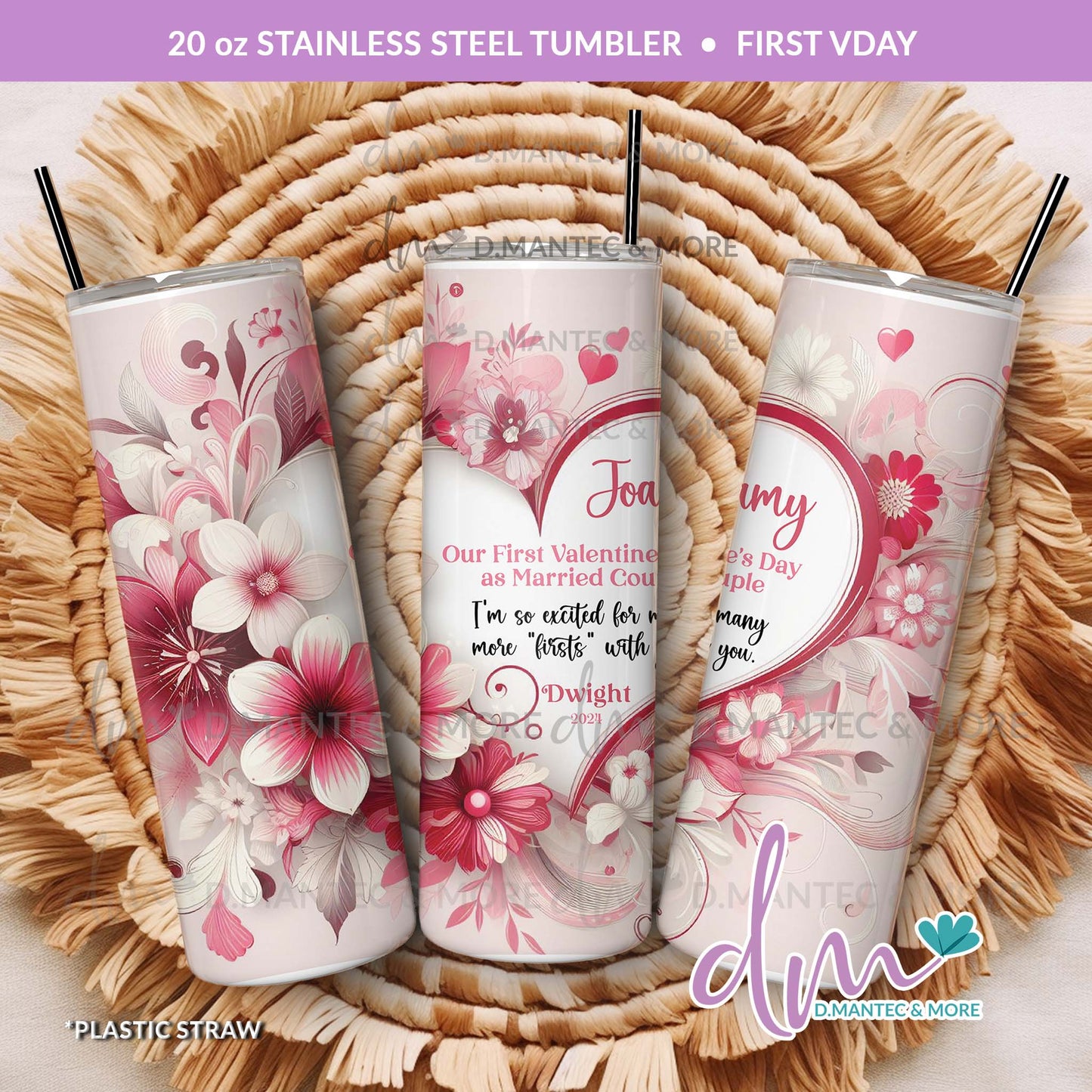 T20 - First VDay | Stainless Steel Tumbler