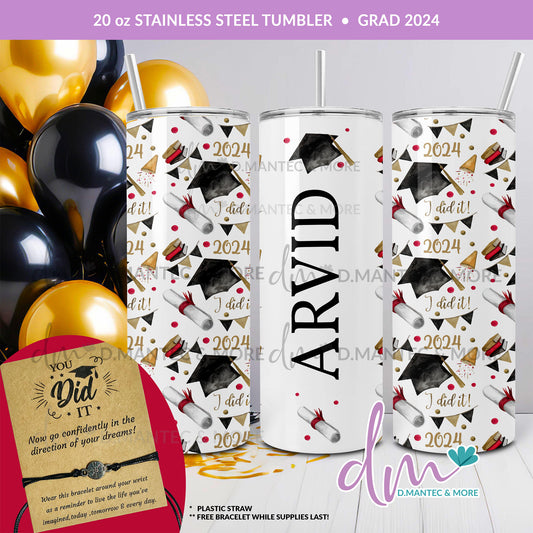 T20 - Grad 2024 | Stainless Steel Tumbler