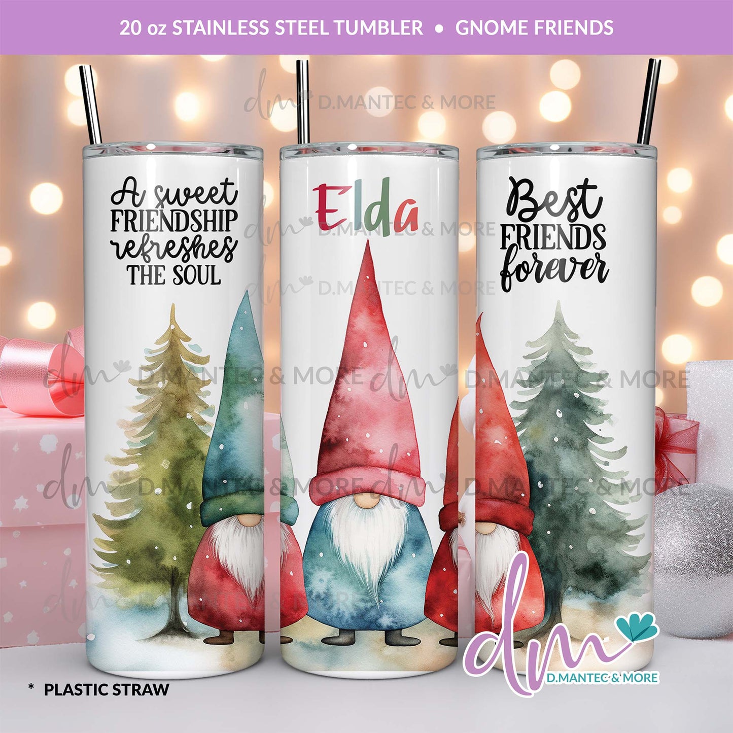 T20 - Gnome Friends | Stainless Steel Tumbler