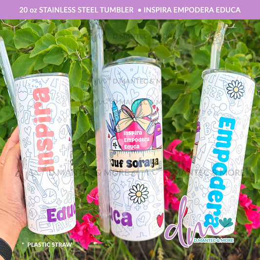 T20 - Inspira Empodera Educa | Stainless Steel Tumbler