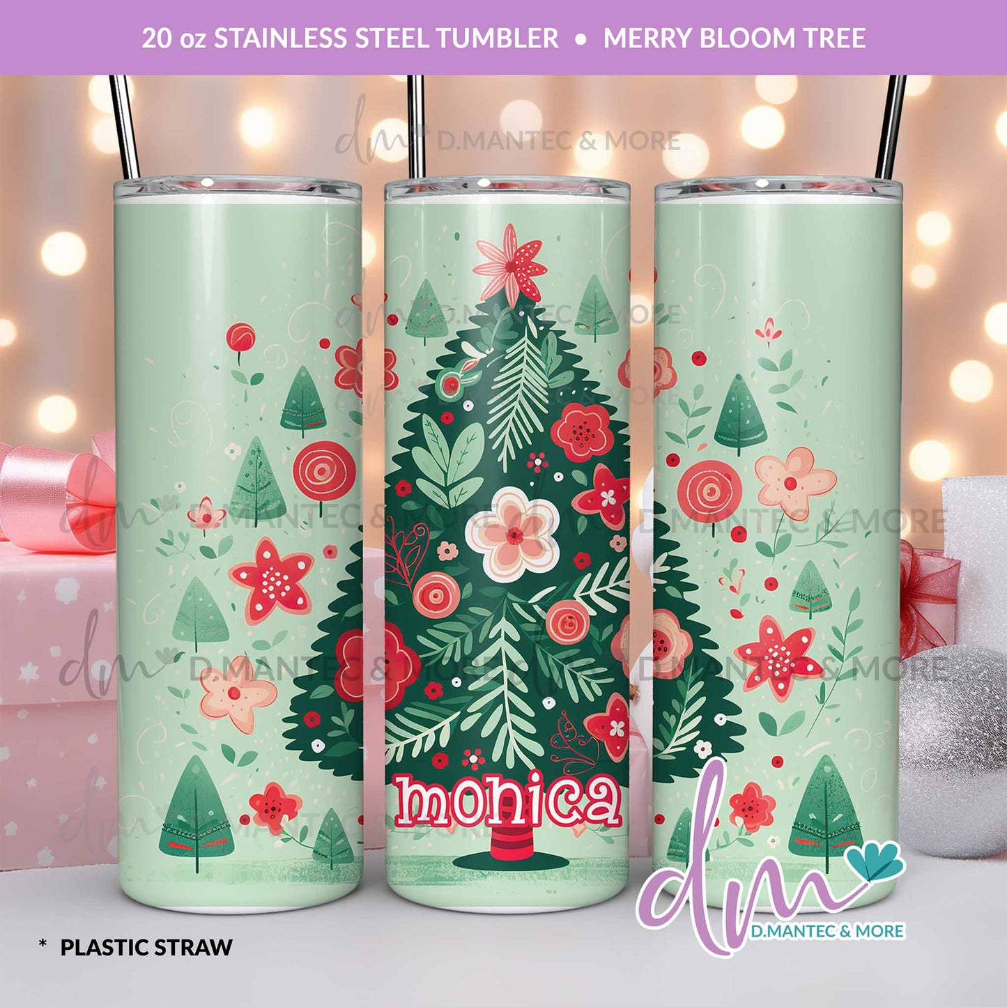 T20 - Merry Bloom Tree | Stainless Steel Tumbler