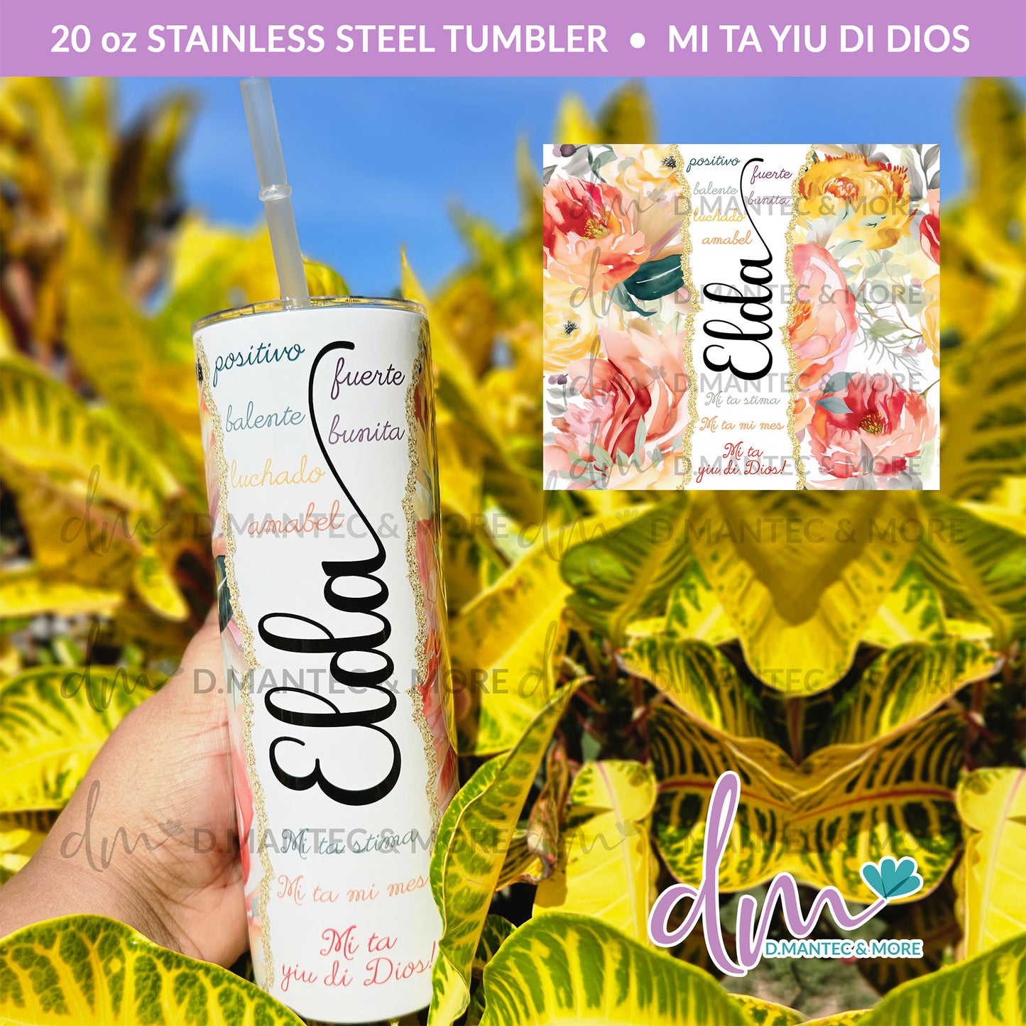 T20 - Mi Ta Yiu Di DIos | Stainless Steel Tumbler