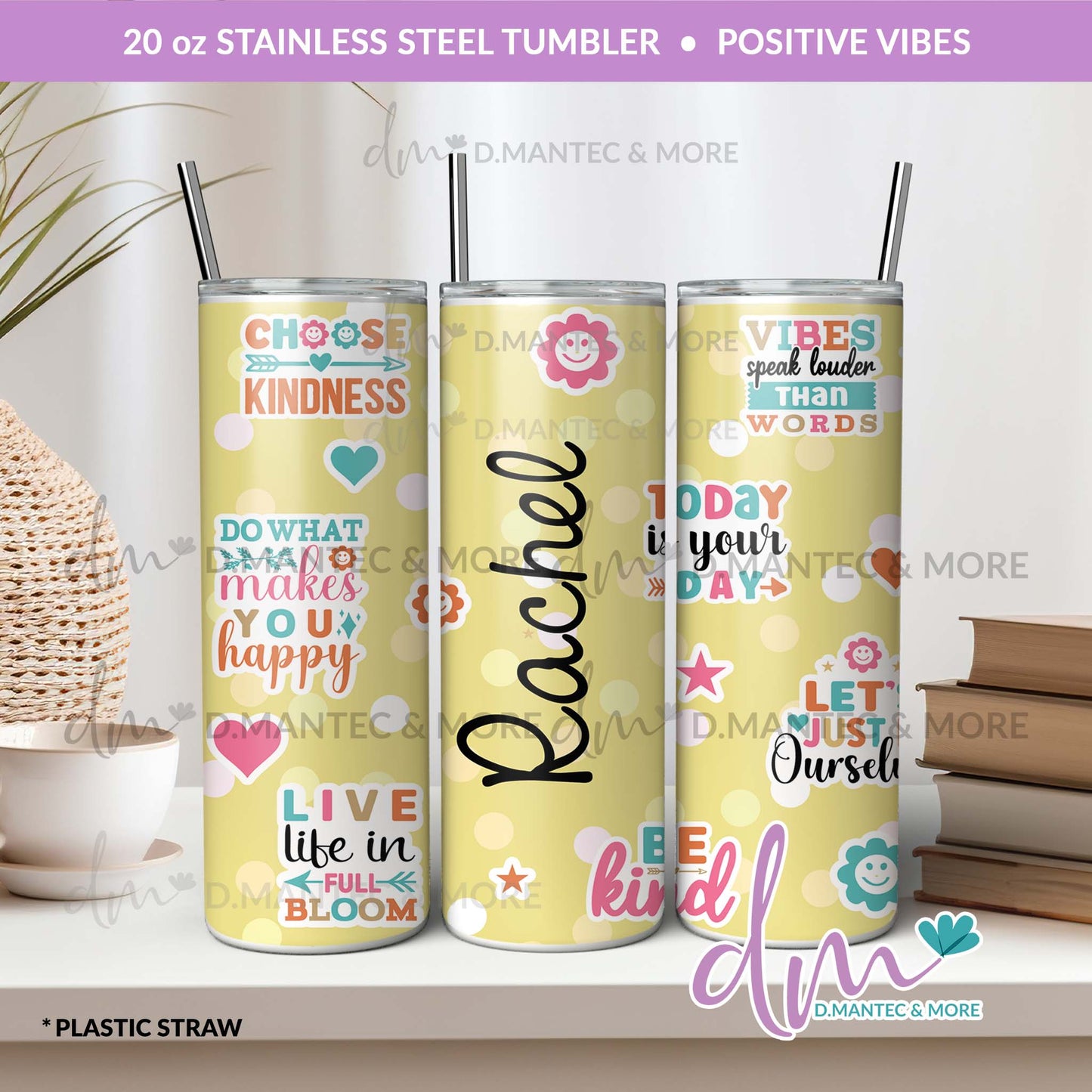 T20 - Positive Vibes | Stainless Steel Tumbler