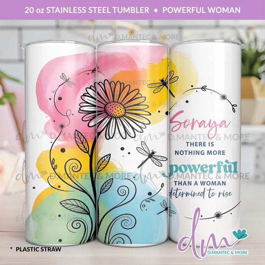 T20 - Powerful Woman | Stainless Steel Tumbler