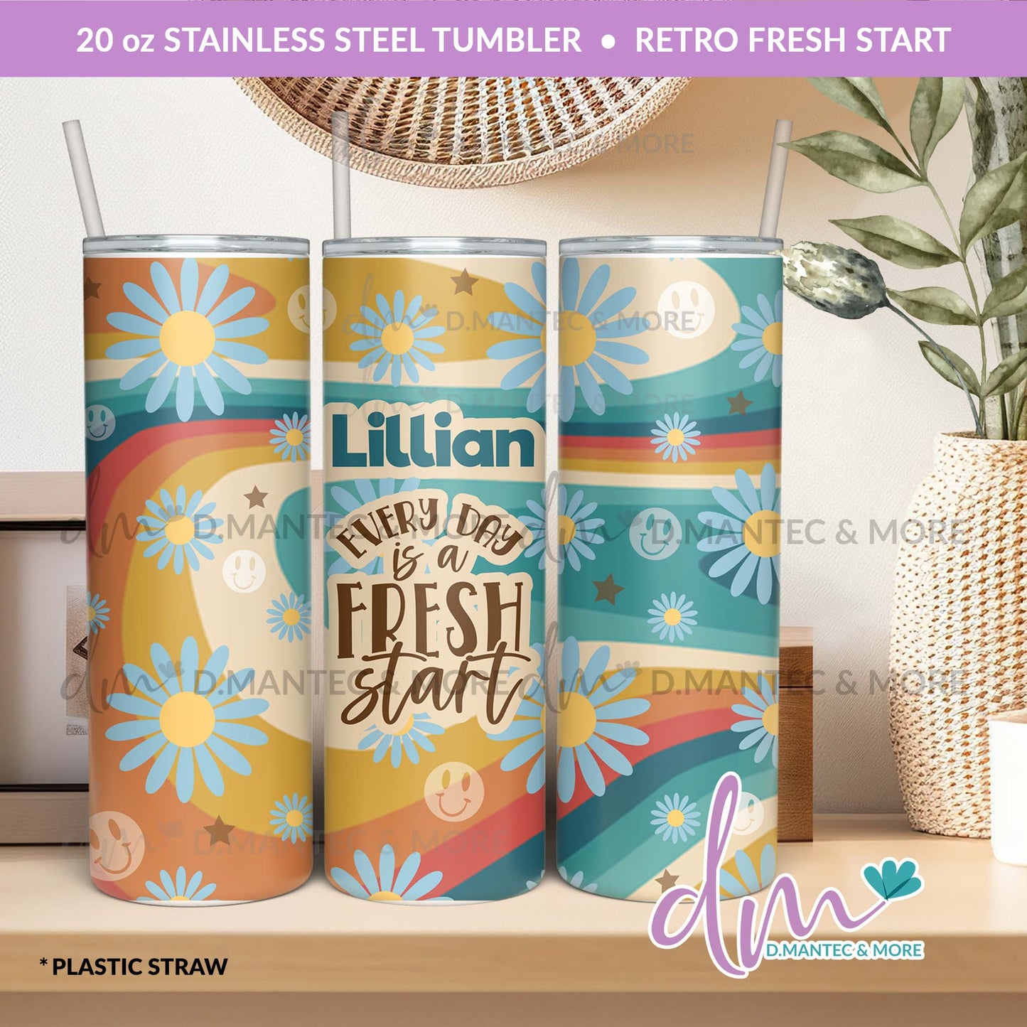 T20 - Retro Fresh Start | Stainless Steel Tumbler