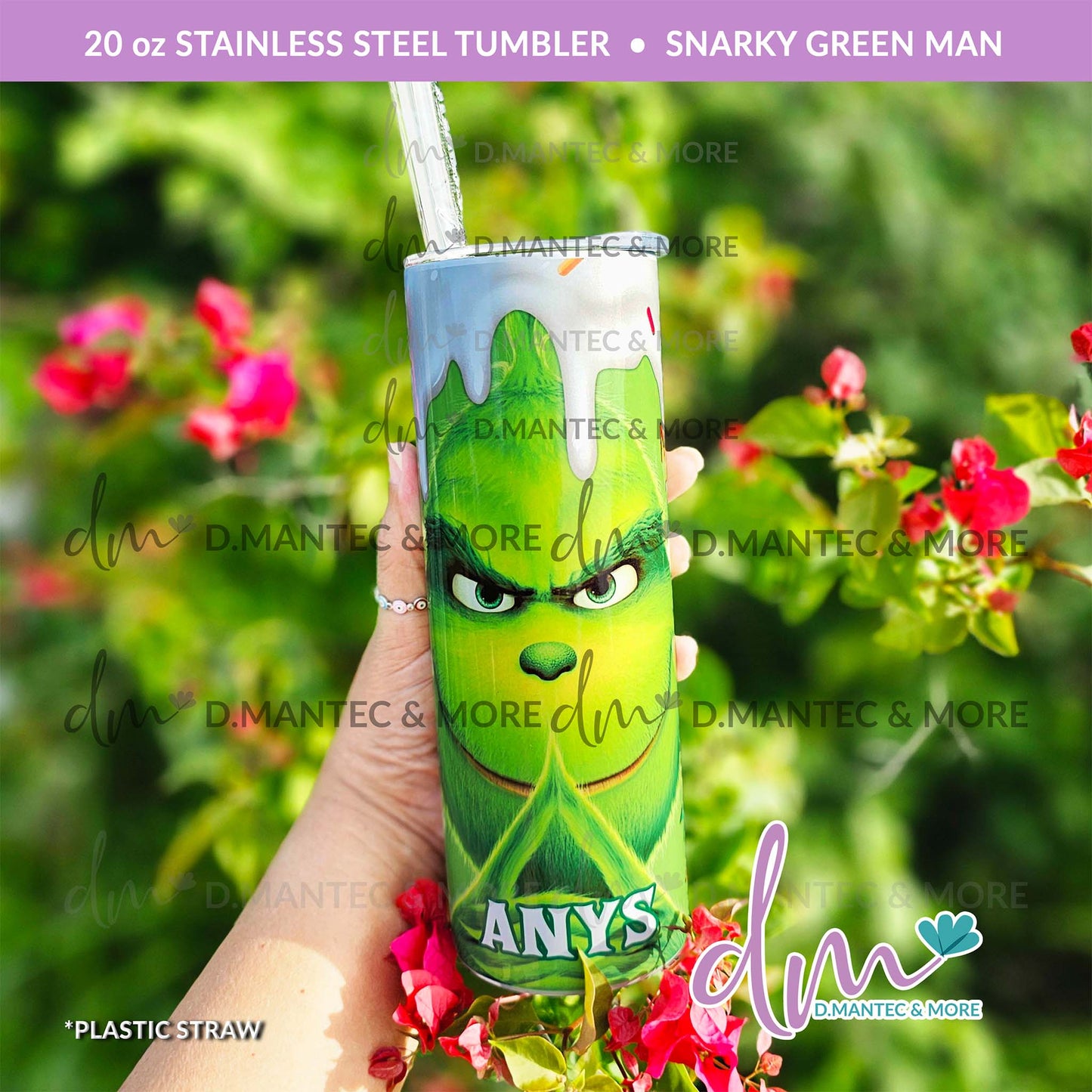 T20 - Snarky Green Man | Stainless Steel Tumbler