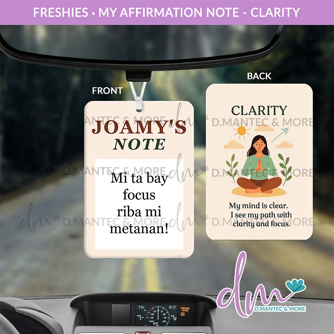 My Affirmation Note | Freshies