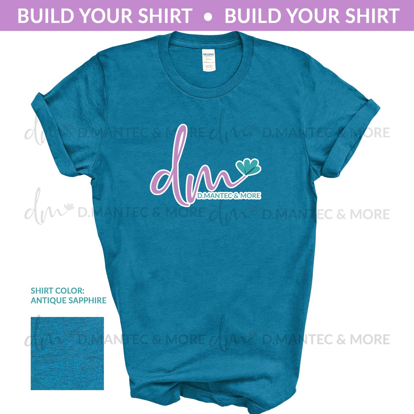 Gildan Antique Sapphire | T-shirt