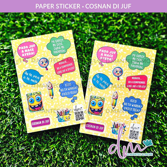 Cosnan di Juf | PAPER Sticker