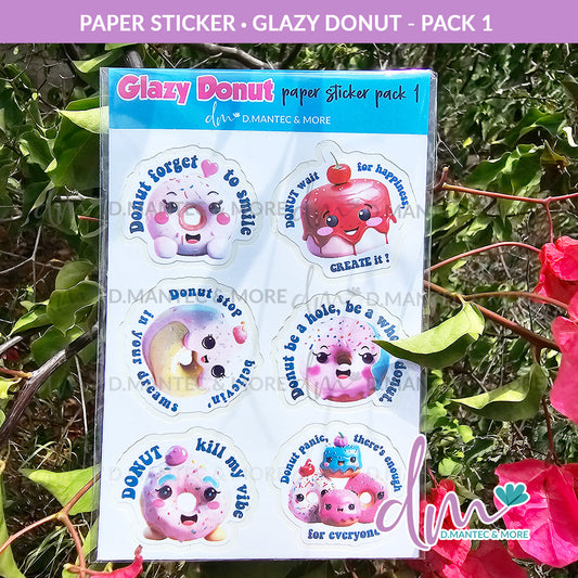Glazy Donut Pack 1 | PAPER Sticker
